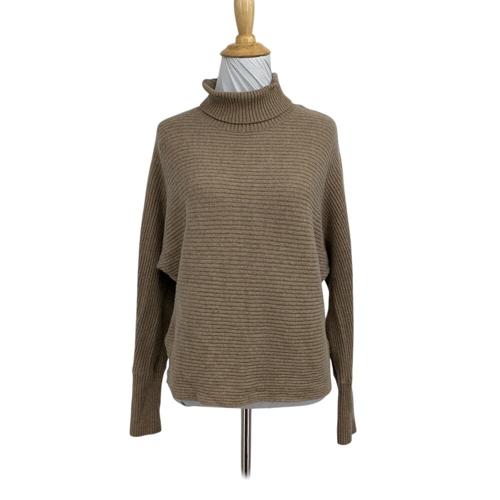 Babaton Sweater Womens S Small Dolman Sleeve Ribbed Turtleneck Boxy Fit Aritzia